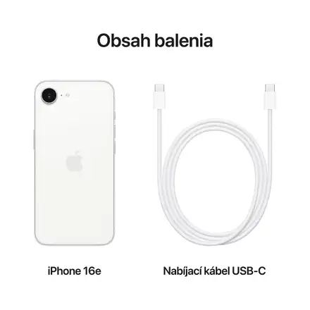 iPhone 16e 512 GB biely