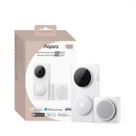 Aqara Smart Home Videozvonček s HUBom, Kamera G410, biela