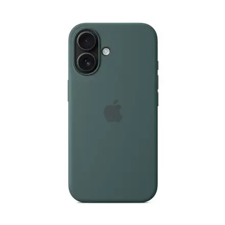 iPhone 16 Silicone Case with MagSafe - Lake Green