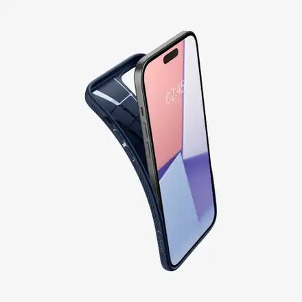 Spigen kryt Liquid Air pre iPhone 15 - Navy Blue