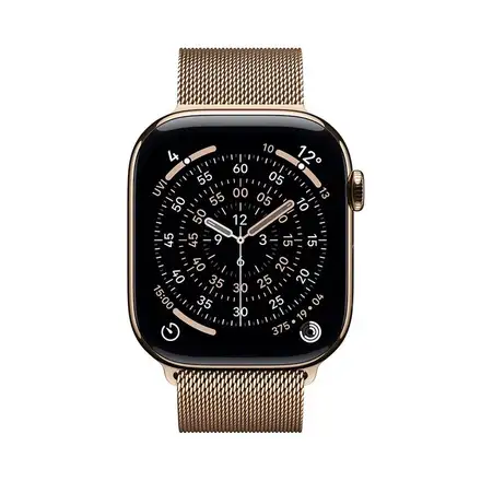 Apple Watch Series 11 GPS + Cellular 42mm Zlatý titán so zlatým milánskym ťahom