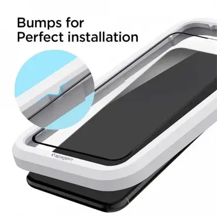 Spigen ochranné sklo GLAS.tR AlignMaster pre iPhone 11 Pro Max - Black Frame