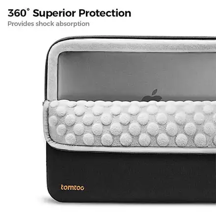 TomToc puzdro 360 Protective Sleeve pre Macbook Pro 16" M1/M2/M3/M4 - Black Blue