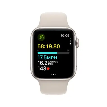 Apple Watch SE 2 GPS 44mm puzdro z hviezdne bieleho hliníka *Trieda C*
