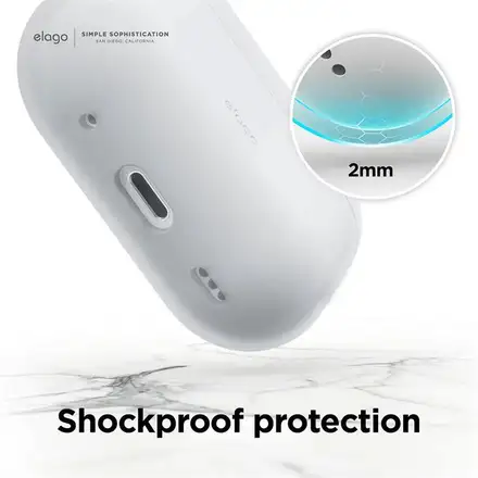Elago Airpods Pro 2 Silicone Case - Black