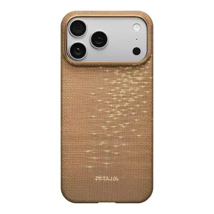 Pitaka kryt Ultra-Slim Case pre iPhone 17 Pro Max - Golden Glint