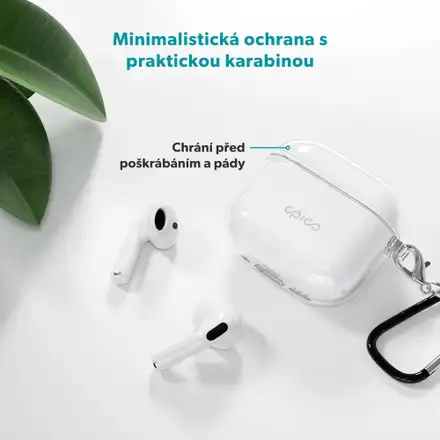 Epico Transparent Cover pre Airpods Pro 3 - transparentný