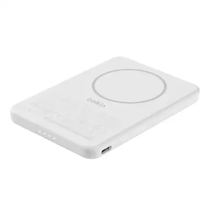 Belkin Boost Charge Slim Magnetic Powerbank 5K - White