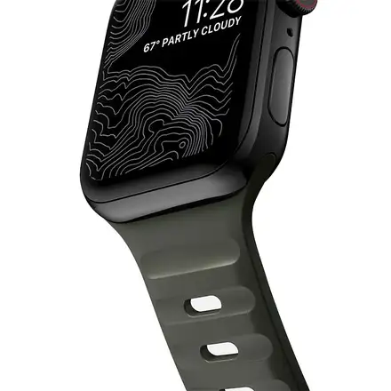 Nomad remienok Sport Strap pre Apple Watch 44-49mm - Ash Green