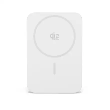 Epico UltraPack Qi2 25W Slim 5000mAh hliníková Mag+ bezdrôtová powerbanka EM55 - strieborná