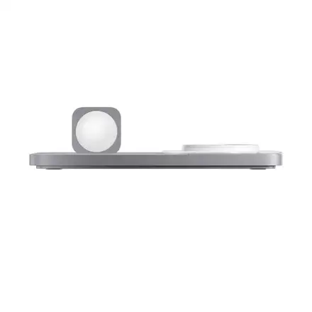 Nomad Base One Max 3-in-1 Magsafe Charger - Silver