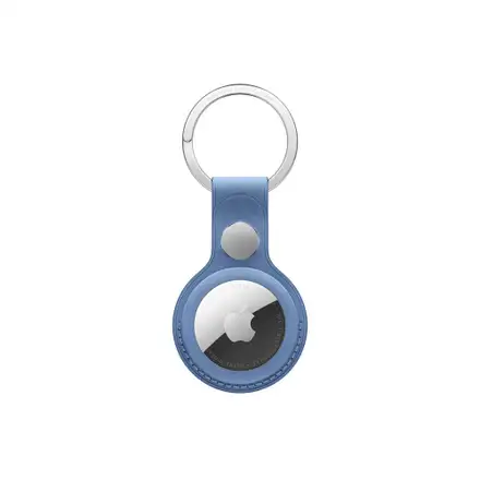 Apple AirTag FineWoven Key Ring - Wildflower Blue