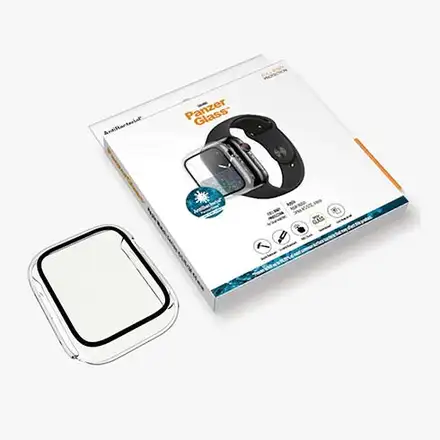 PanzerGlass ochranné sko Full Body AB pre Apple Watch 4/5/6/SE 44mm - Clear