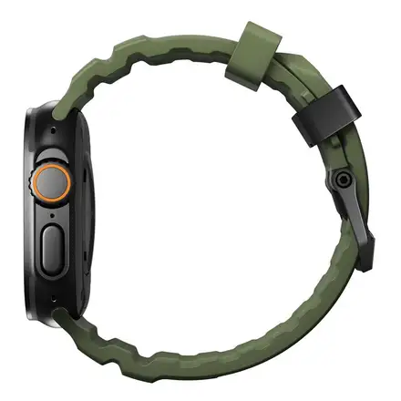 Nomad remienok Rocky Point Band pre Apple Watch 46/49mm - Forest/Black