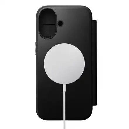 Nomad puzdro Modern Leather Folio Magsafe pre iPhone 17 - Black