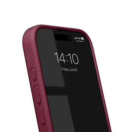 iDeal Silicone Case MagSafe iPhone 16 Fine Wine