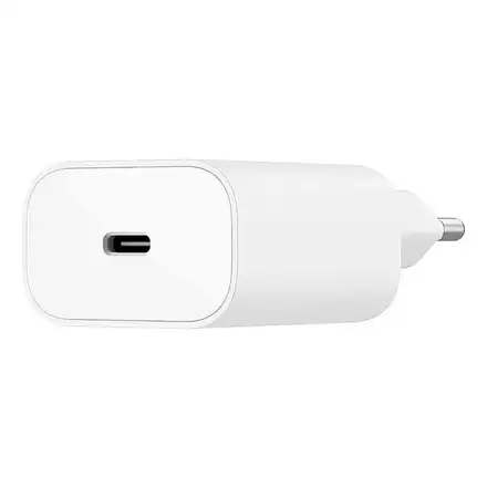 Belkin 25W PD 3.0 PPS USB-C Wall Charger + USB-C/USB-C kábel 1m - White