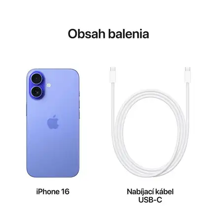 iPhone 16 128 GB ultramarínová *Renovovaný*
