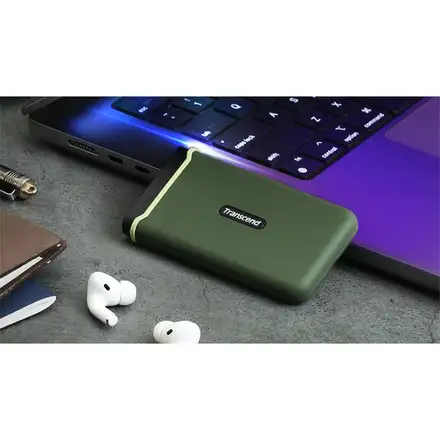 Transcend SSD 500GB ESD380C USB 3.2 Gen 2x2 - Military Green