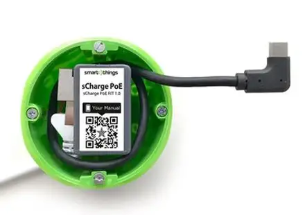 smart things sCharge PoE FIT USB-C - Inwall power supply e.g. for sDock Fix