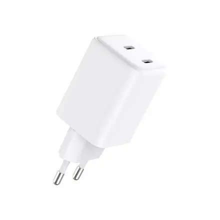LMP USB-C GaN Dual Power Adapter 45W - White