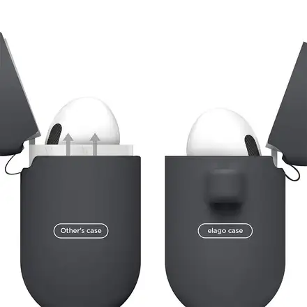 Elago Airpods 3 Silicone Hang Case - Dark Grey