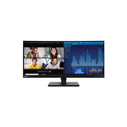 Lenovo ThinkVision P34w-20 34"UWQHD 3440x1440 60Hz 21:9 1000:1 300cd 4ms HDMI+DP+USB-C repro, 3r.