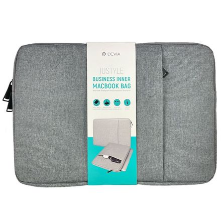 Devia puzdro Justyle pre Macbook Pro/ Air Retina 13" - Light Gray
