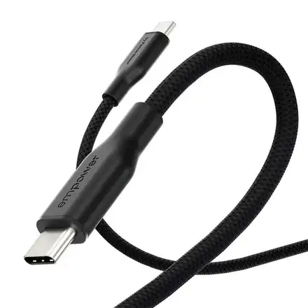 PanzerGlass kábel EMPOWER Racing USB-C to USB-C 2m 60W - Black