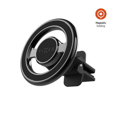 FIXED MagMount Vent magnetický kovový držiak do ventilácie s podporou MagSafe,  čierny