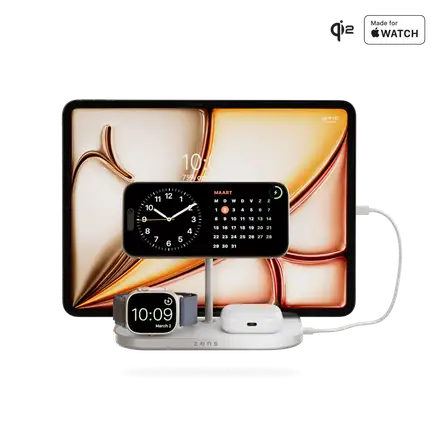 ZENS 4-1 Wireless Charger 60W USB-C output