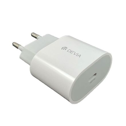 Devia sieťová nabíjačka Rocket series PD Quick Charger 20W - White