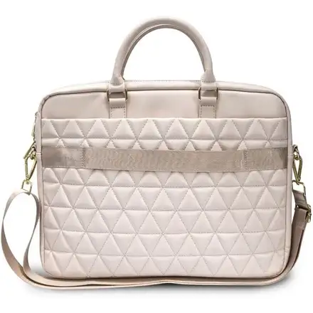 Guess Quilted Taška na MacBook 15" ružová
