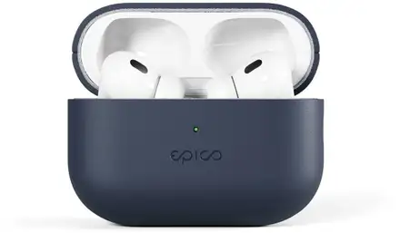 Epico Leather Case pre Airpods Pro 3 - modrá