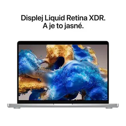 CTO MacBook Pro 14" Apple M5 Max 18C CPU 40C GPU 128GB 2TB Strieborný SK