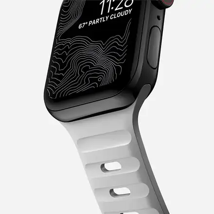 Nomad remienok Sport Strap pre Apple Watch 44-49mm - Lunar Gray