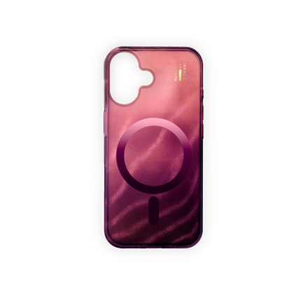 iDeal Fashion Clear Case MagSafe iPhone 16 Cherry Lacquer