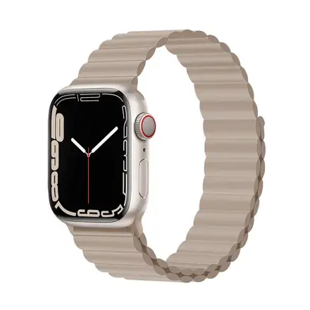 Devia remienok Deluxe Series Sport3 Silicone Magnet Band 40/41/42mm - Khaki