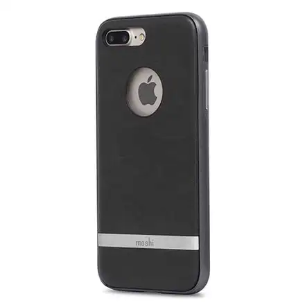 Moshi kryt Napa pre iPhone 7 Plus/8 Plus - Charcoal Black