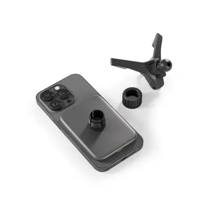 iStores by Epico Qi2 Mag+ Ultrathin Car Charger Wireless Charging 15W - čierna
