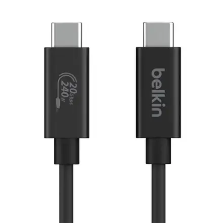 Belkin kábel Connect USB4 Cable 240W 20Gbps 2m - Black