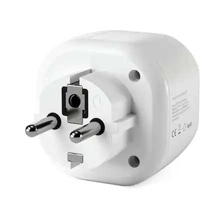 Satechi Smart Outlet works with Apple Home - White