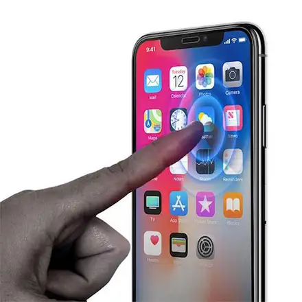 Spigen ochranné sklo Glass FC HD pre iPhone 11 Pro/XS - Black Frame