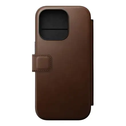 Nomad puzdro Modern Leather Folio Magsafe pre iPhone 16 Pro - Brown