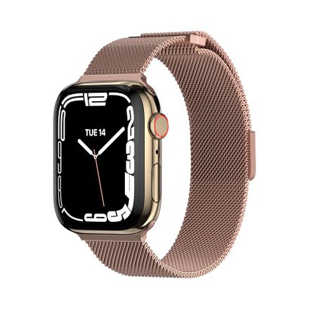 SwitchEasy remienok Mesh Stainless Steel pre Apple Watch 40/41/42mm - Rose Gold