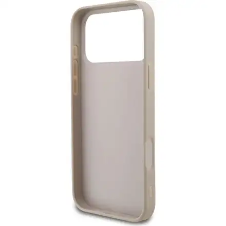 Guess PU 4G Stripe kryt iPhone 17 Pro Max ružový