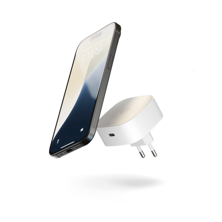 ZENS Wireless Charging  Adapter White