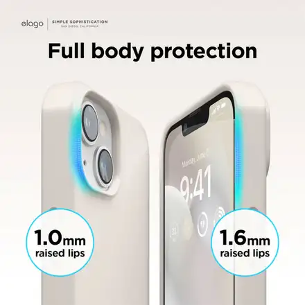 Elago kryt Silicone Case pre iPhone 14 - Jean Indigo