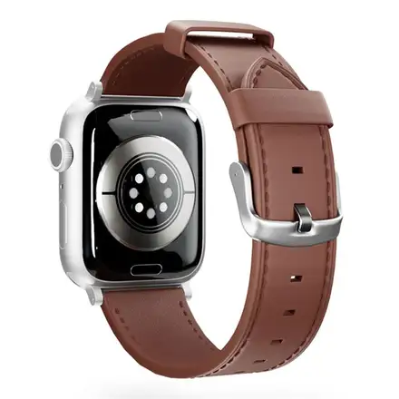 Epico Watch Strap Leather 49/46/45/44 mm - hnedá