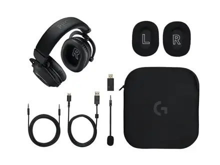 Logitech G PRO X 2 LIGHTSPEED - bezdrôtové herné slúchadlá - čierne